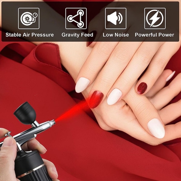 Beauty Air Brush Airbrush Gun MUSTA black