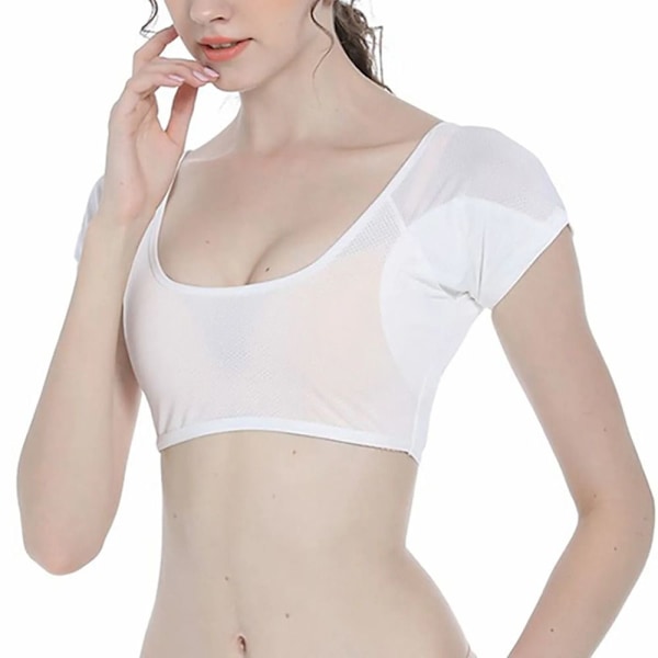Underarm Sweatshirt Svedtransporterende polstret tøj HVID XL white XL