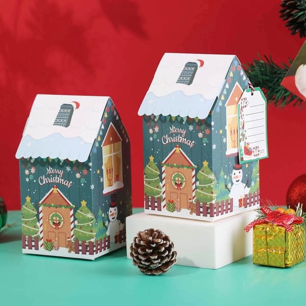 10 st julklappsförpackning Godispåsar STIL 2 STIL 2 Style 2