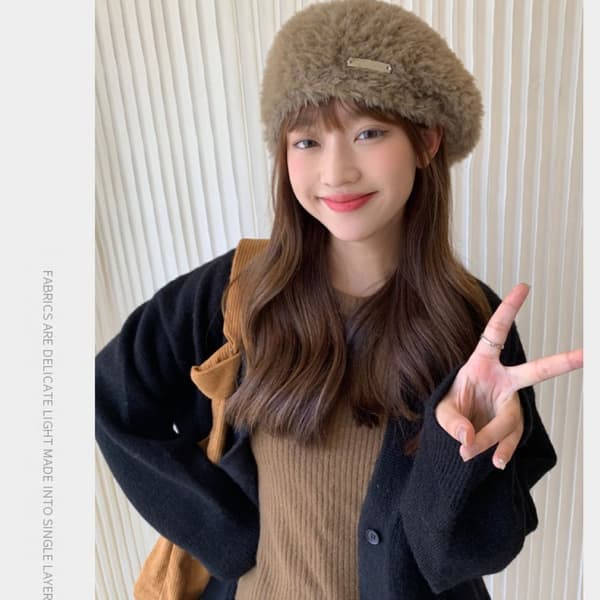 Pehmo Berets Felt Hat VAALEA rusketus Light tan