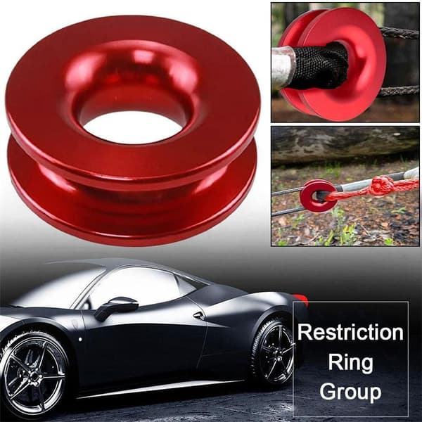 Recovery Ring Snatch Block Pulley SORT Black
