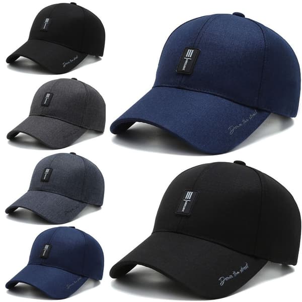 Qucik Dry Baseball Caps Golf Cap MUSTA black