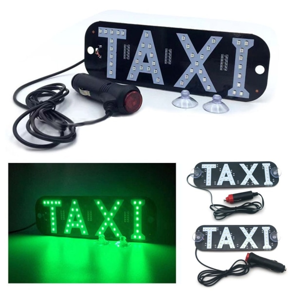 LED Taxilys Bilsignallampe RØD MED BRYTER MED BRYTER red with switch-with switch