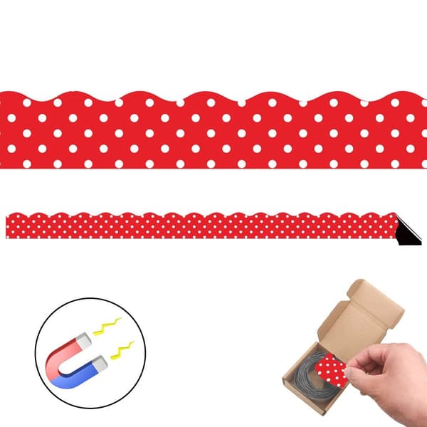 Magnetiske borders Whiteboard magnetstrimler 4 4 4