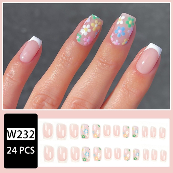 Franske falske negle falske negle W393 W393 W393