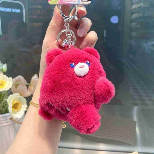 Karhun avaimenperä pehmolelu VASEN pink Left