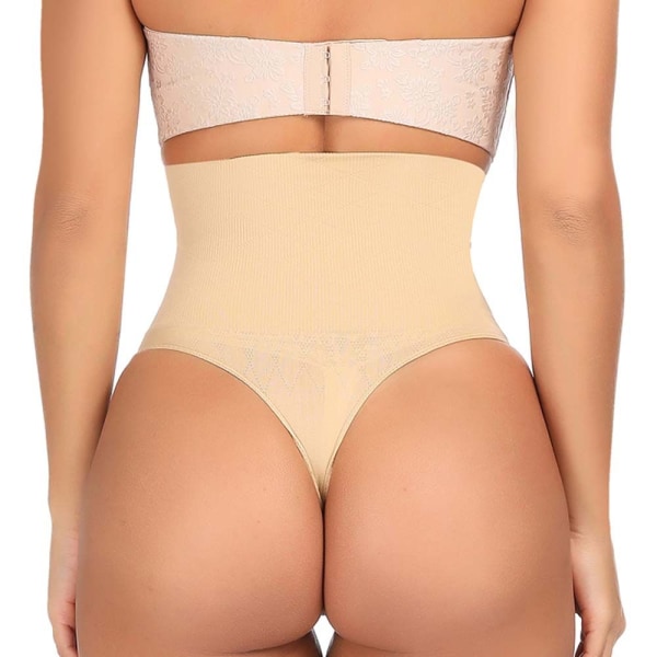 Slimming Waist Trainer String G-string SVART M Black M