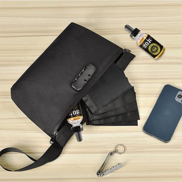 Smell Proof Bag case GREY grey