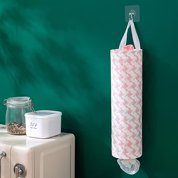 2stk Plastposeholder Dagligvareposeholder Søppelsekker pink black 2pcs-2pcs