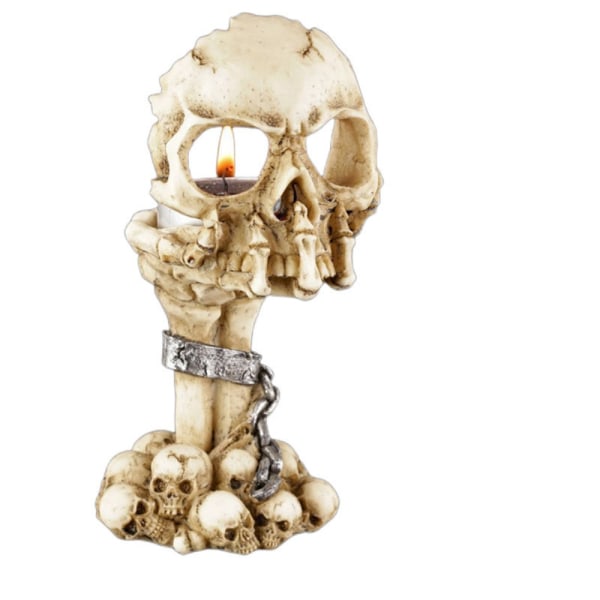 Halloween Skeleton Lysestage Skeleton Candle Stick Skeleton
