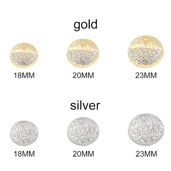 Metallinapit Paidan napit HOPEAA 18MM10KPL 10KPL silver 18MM10pcs-10pcs