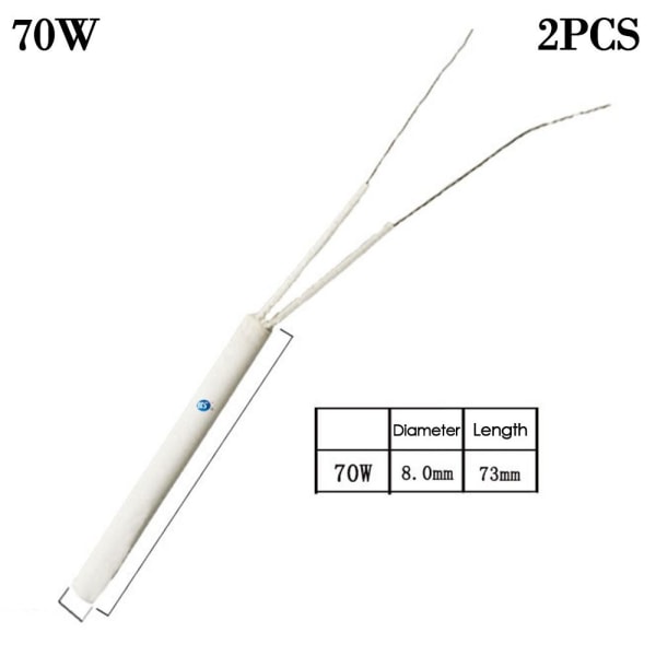 2st Värmeelement Keramisk Värmekärna 70W 70W 70W