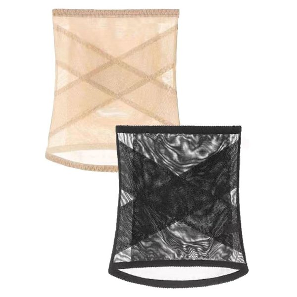 Cross Mesh Bælte Crossover Abdominal Shaping SORT L Black L