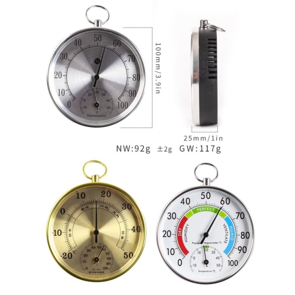 Pointer Type Hygrothermograph Termo-hygrometer A A A