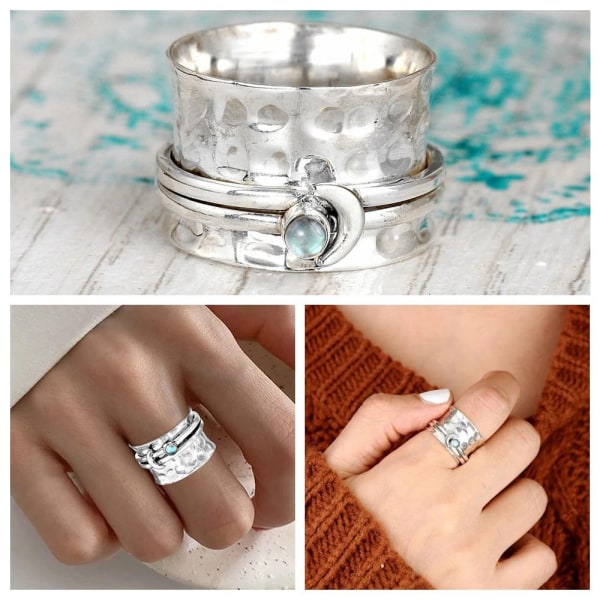Månen Ring Vendbar Ring 11 11