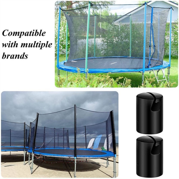 6 STK Trampolinkabinet Stanghætte Trampolinbeskyttelsesdæksel 6Pcs