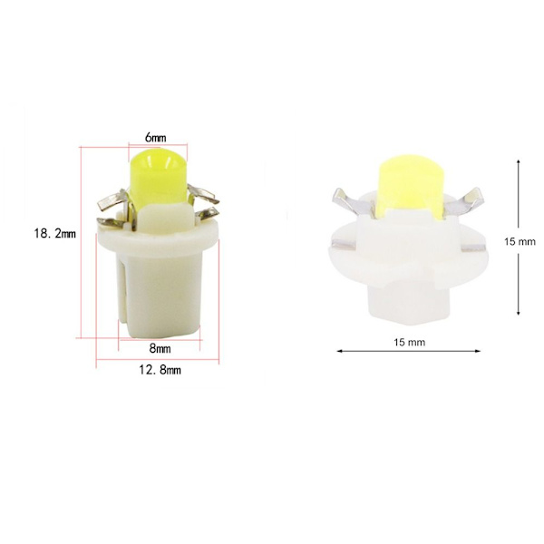LED Dashboard Ljus Bil Instrument Glödlampa GUL yellow