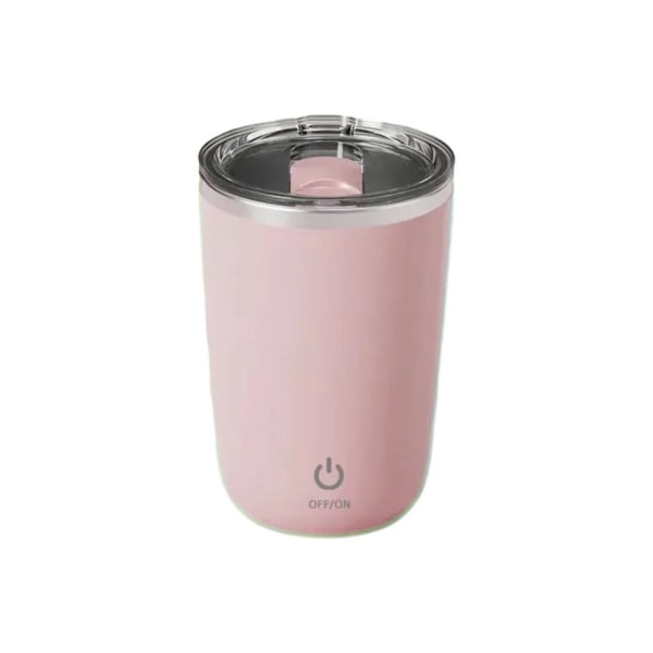 Elektrisk røremagnetisk kaffekopp Kaffemikskopp ROSA pink