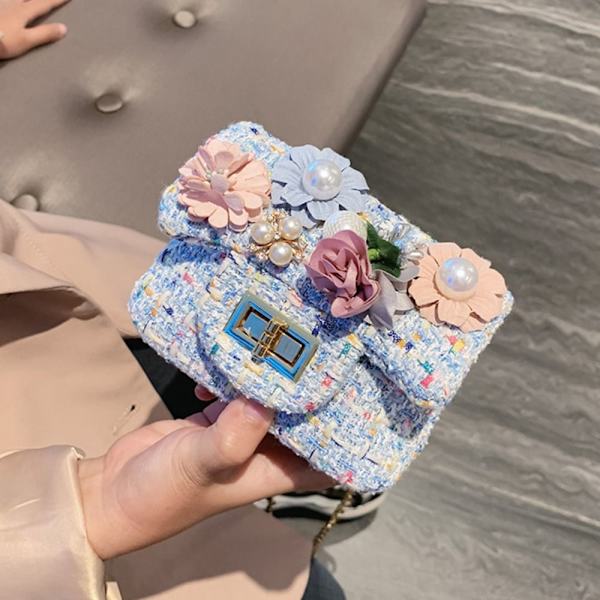 Crossbody Taske Pearl Håndtaske PINK BLOMST BLOMST pink flower-flower