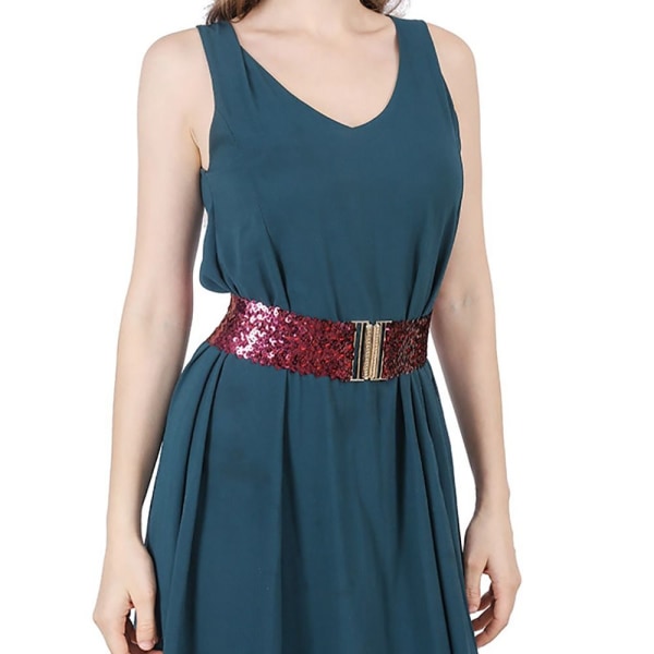 Sequin Stretch Belt Kiiltävä vyötärönauha 60X6CME E 60x6cmE