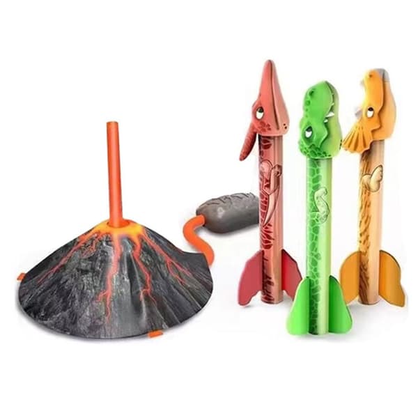 Dinosaur Rocket Launcher til børn affyring op til 100 ft
