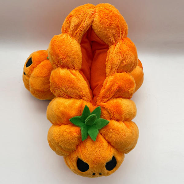 Halloween Pumpkin Tossut Pehmo kengät Juhla kengät Orange