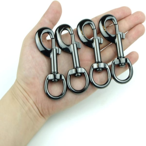 4 stk Drejelige Snap Hooks Hundesnor Clips Trigger Snaps