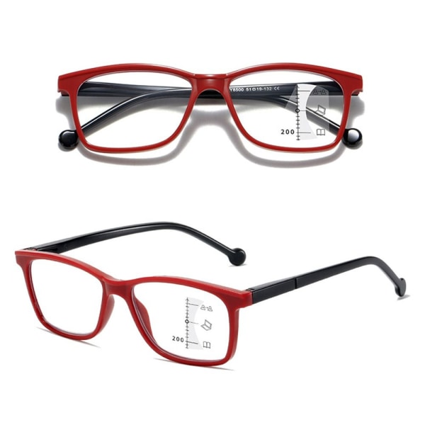 Læsebriller Ultra Light Briller RED STRENGTH 100 Red Strength 100