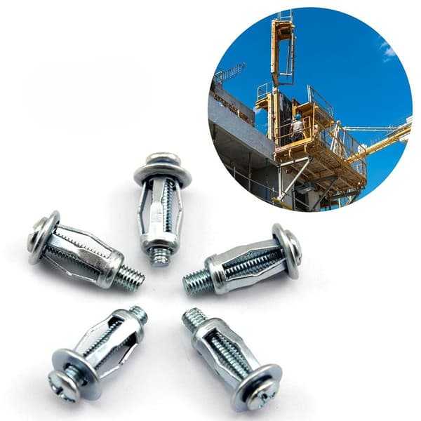 50stk M4 Jekkmutter Kronbladmutter 50STK 50STK 50Pcs