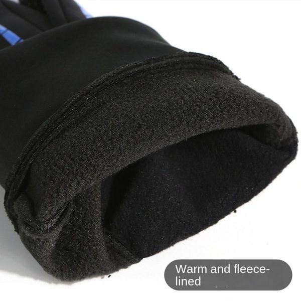 Winter Glove Full Finger Gloves PUNAINEN red