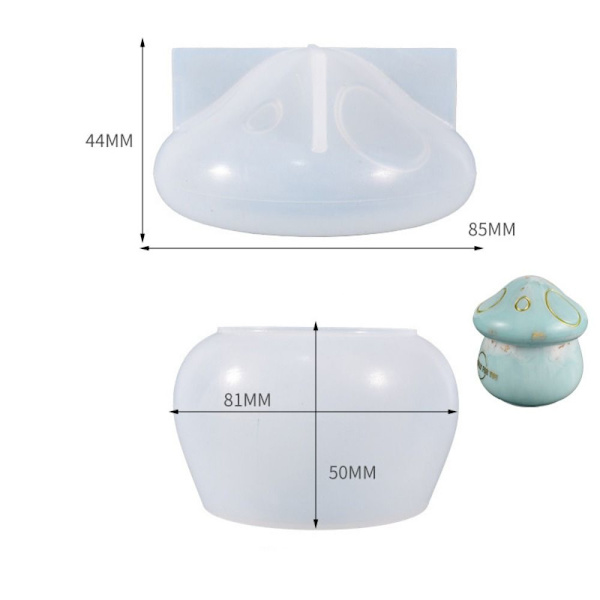 7 kpl / set Sienimuotti Mold 4 KPL STYLE 5 4 KPL 4pcs Style 5
