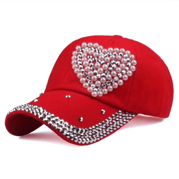 Baseball Caps Hestehale Baseball Cap RØD red