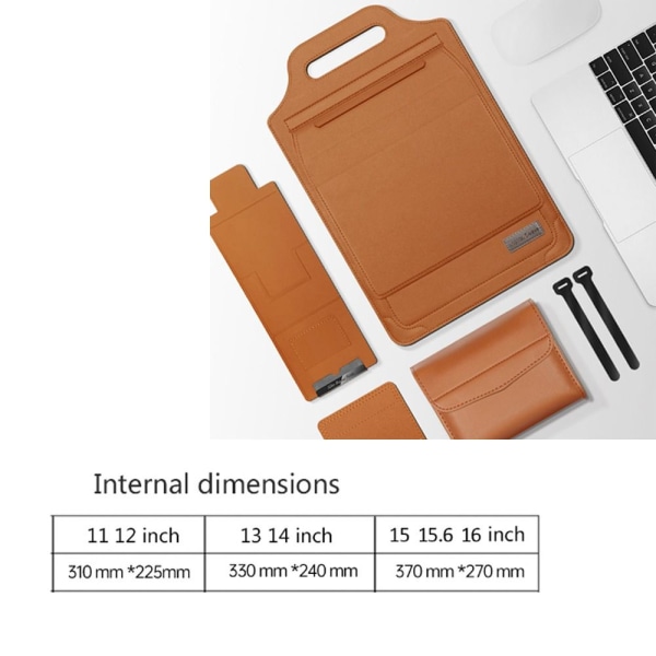 Sleeve Bag Case Notebook Cover BRUN 11 12 TOMMES 11 12 TOMMES brown 11 12 inch-11 12 inch