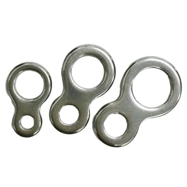 20/30 kpl Kalastusuheliitin Fishing Solid Ring S S