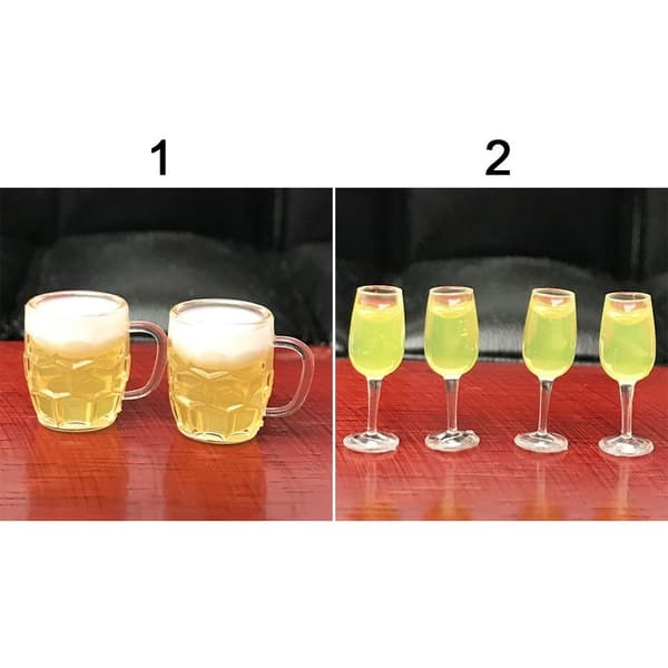 1/12 Dollhouse Cup miniolutmuki 2kpl 2kpl 2pcs