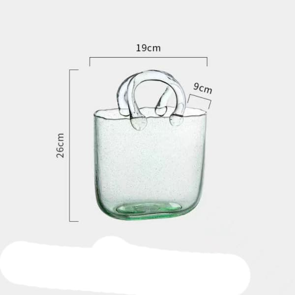 Glasvaser Kurvepose TRANSPARENT transparent