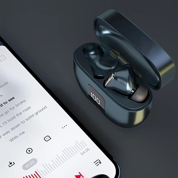 Hodetelefoner Trådløst Headset BLÅ blue
