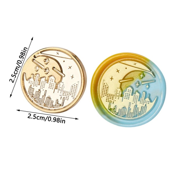 Seal Kobberhode Voks Seal Stempel 9 9 9