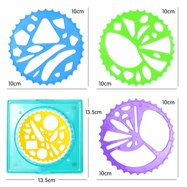 5/12/22 st Spirograph Ritset Leksaker 5 st 5 st 5PCS