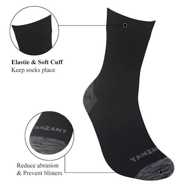Vattentäta strumpor Utomhussportstrumpor SVART M(39-42) black M(39-42)
