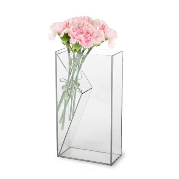 Akrylvase Hydroponisk blomsterpotte L L