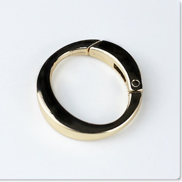 5 stk Spring O-Ring Spænder Karabinhagepunge Håndtasker SORT 39MM Black 39mm