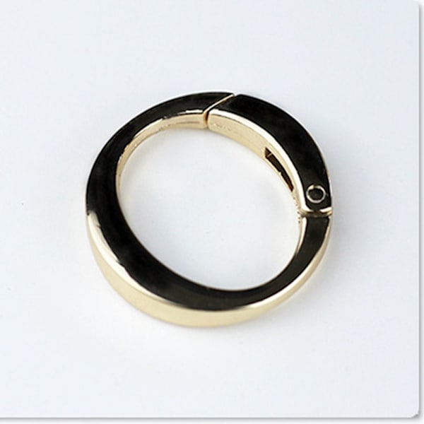 5st Fjäder O-Ringsspännen Karbinhake Handväskor GULD 26MM Gold 26mm