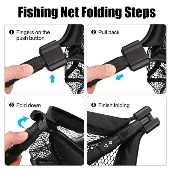 Flytande landningsnät Fisknät Fiske Brail Net