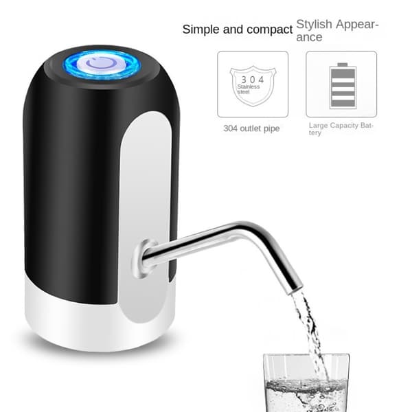 Dryckespump Dispenser Vattendispenser Pump SVART Black