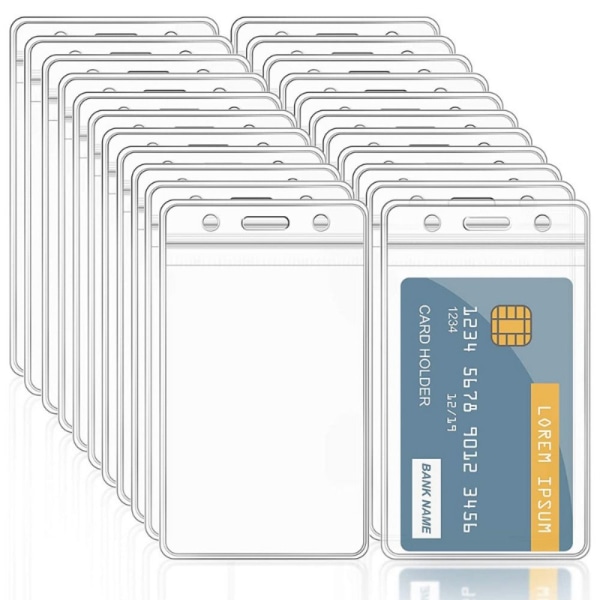 10 kpl/pakkaus Card Clip Card cover VAAKAINEN VERSIO VAAKA Horizontal version