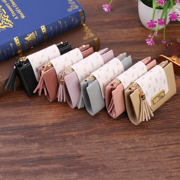 Dame Lommebok Clutch Bag MØRK ROSA Dark Pink