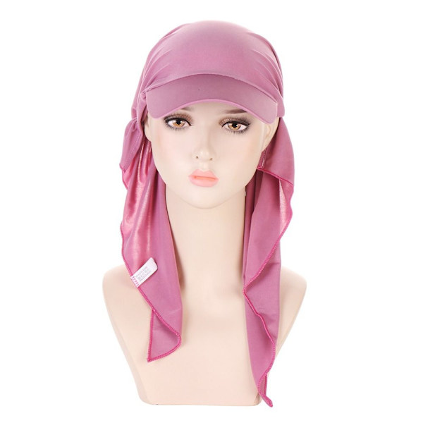 Dametørklædekasketter Multicolor Hijab VINRØD wine red