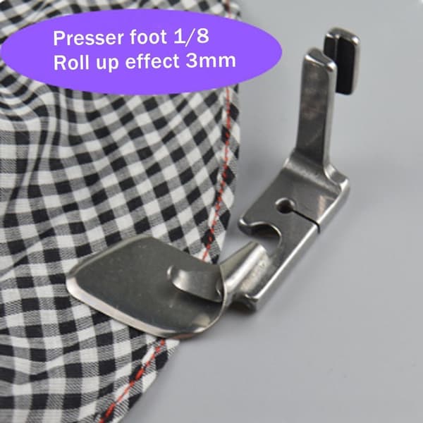 Böjd böjd pressarfot Böjd fållfot 6MM 6mm