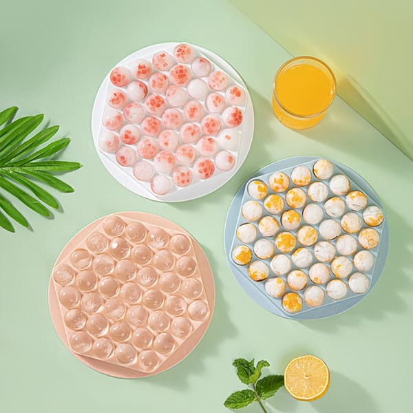 Hockey Ice Making Form Ice Cube Maker Form BLÅ Blue